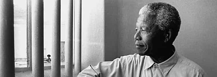 Nelson Mandela dans sa prison de Robben Island, souvenirs